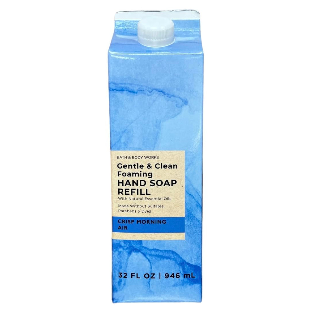 Bath & Body Works Crisp Morning Air – bouteille de recharge prête pour le lavage des mains parfumé
