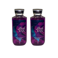 Bath and Body Works Dark Kiss Gift Set bottles show two 10 oz shower gels for daily cleansing.