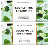 Bath & Body Works Eucalyptus Spearmint bar soap 2-pack, refreshing cleanse