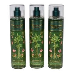 Bath & Body Works Fragrance Mist 3-Pack Watermelon Mojito delivers long-lasting scent for daily refresh.