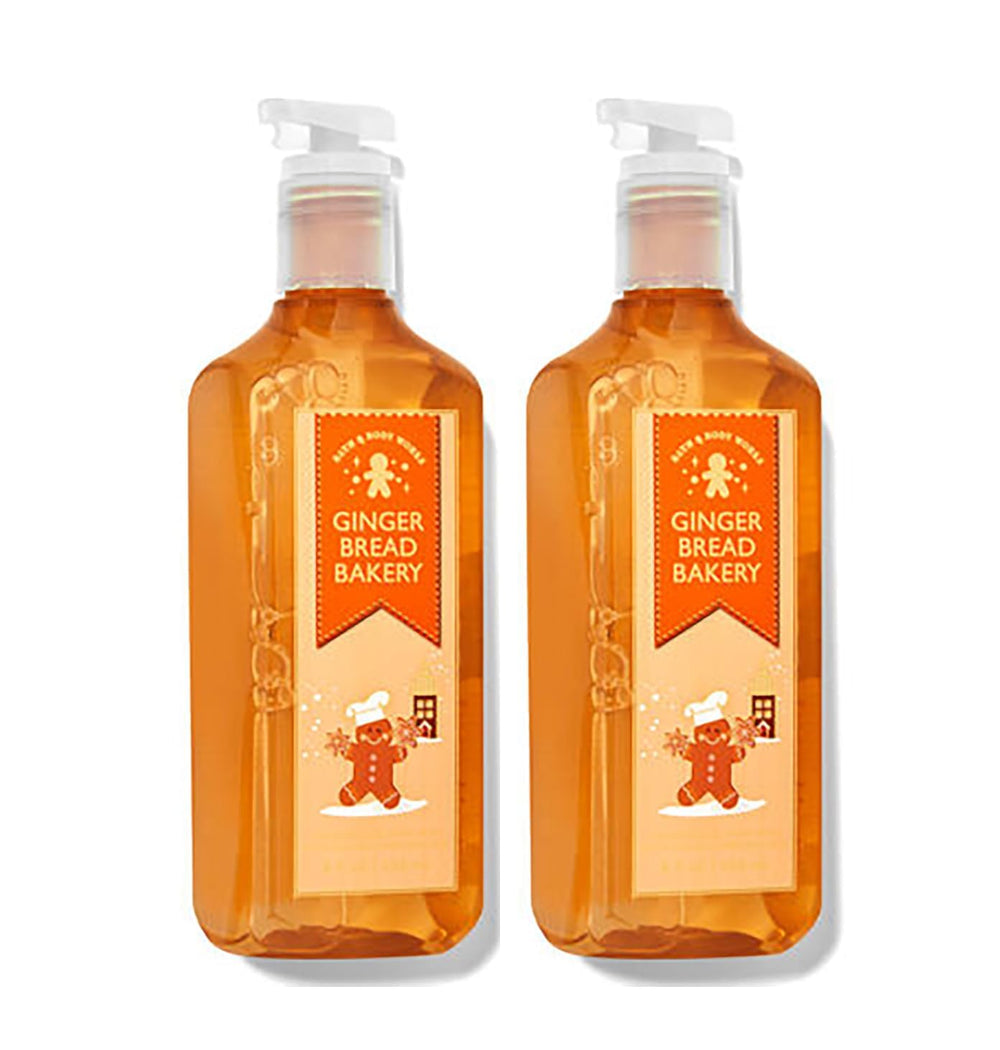 Bath & Body Works gingerbread bakery hand soap 2-pack with rich foam for daily cleansing.