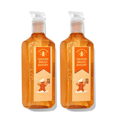 Bath & Body Works gingerbread bakery hand soap 2-pack with rich foam for daily cleansing.