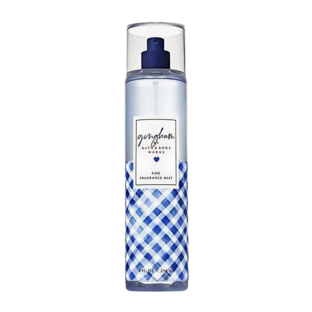 Bath & Body Works Gingham bottle pour for a quick, uplifting daily refresh.