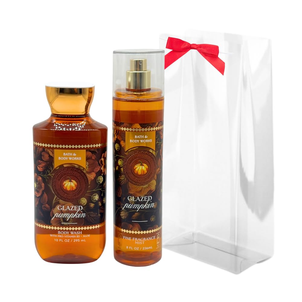 Bath & Body Works Glazed Pumpkin body wash with a rich cleansing lather.
