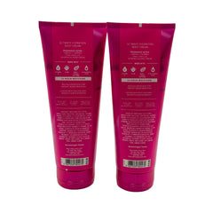 Holiday packaging from Bath & Body Works with blue ribbon and clear bag
