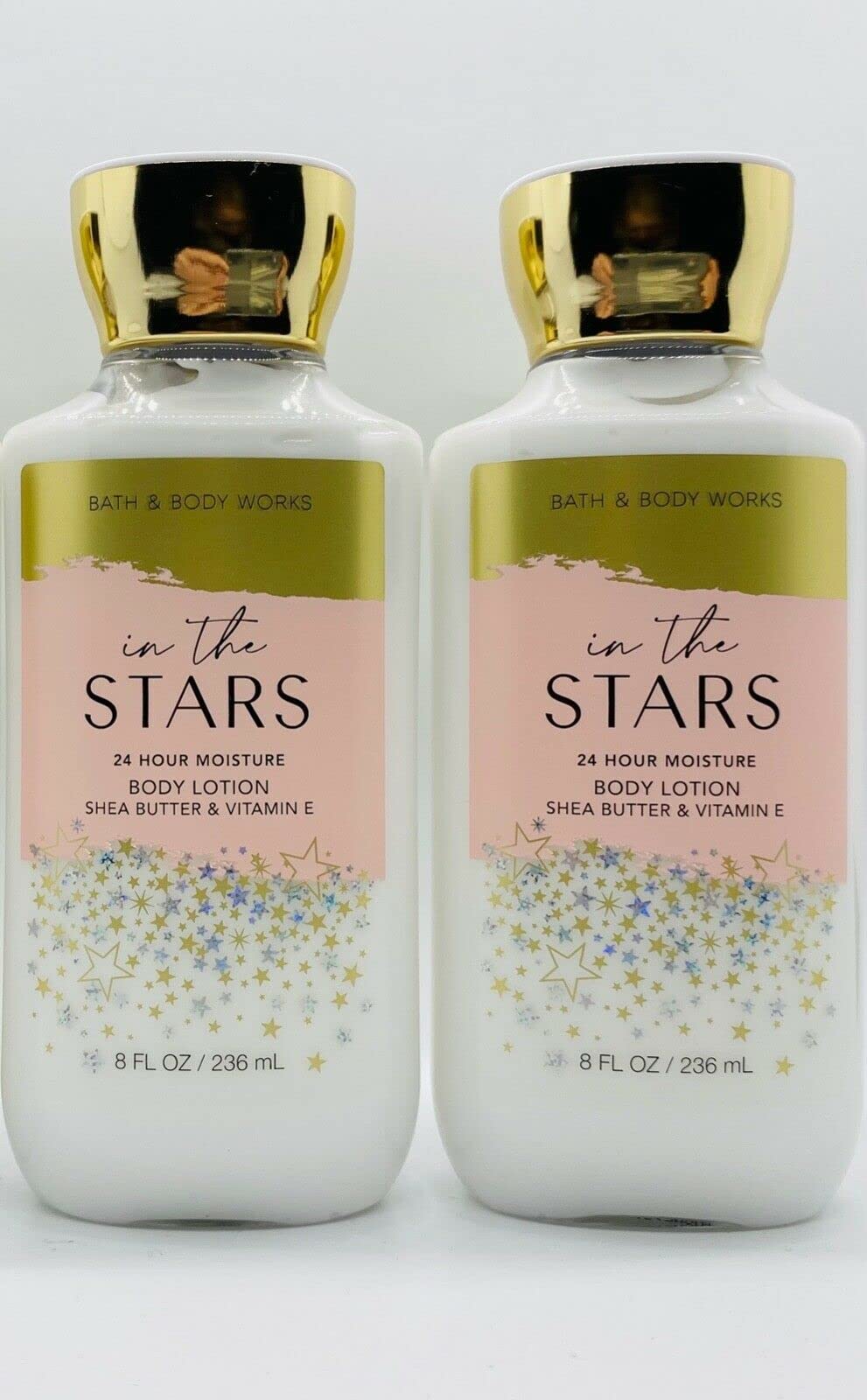 Bath & Body Works In The Stars 8oz lotion front view with nourishing hydration.