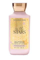 Bath & Body Works In The Stars lotion bottle for daily moisture and nourished skin.