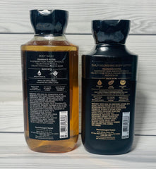Bath & Body Works Into The Night body wash bottle with cap open, ready for a rich lather.