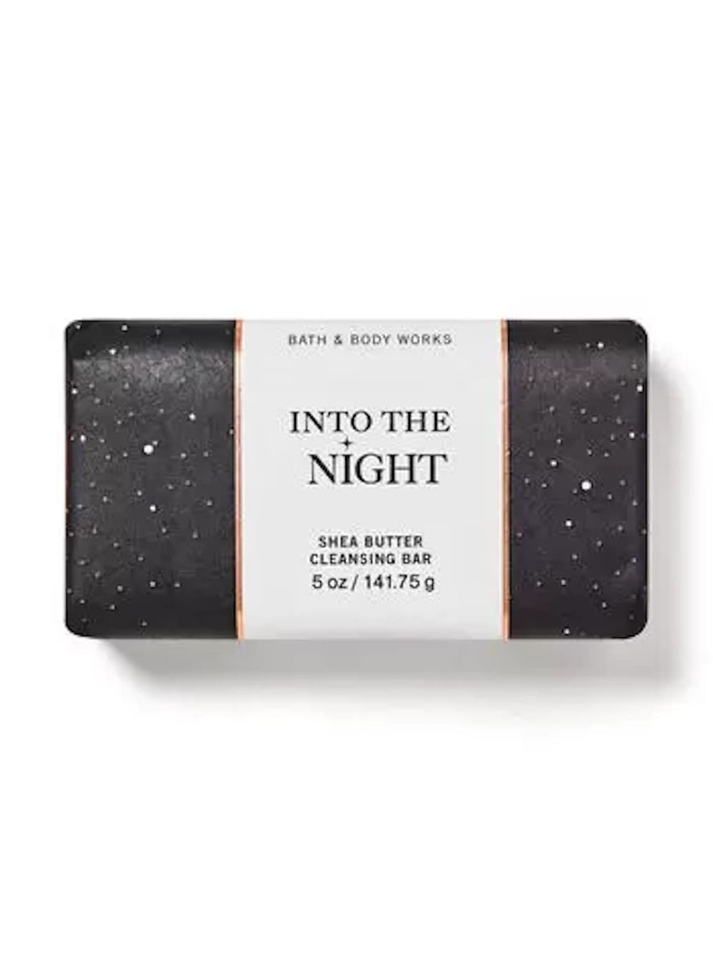 Bath & Body Works Into the Night cleansing bar wrap with eco-friendly packaging and nourishing cleanse.