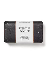 Bath & Body Works Into the Night cleansing bar wrap with eco-friendly packaging and nourishing cleanse.