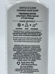 Bath & Body Works Kitchen Favorites Japanese Cherry Blossom foaming hand soap bottle for gentle rinse