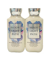 Bath & Body Works Moonlight Path lotion bottle offering silky hydration for daily use.
