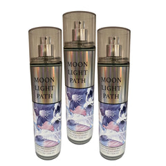 Bath & Body Works Moonlight Path mist bottle top view for easy daily application.