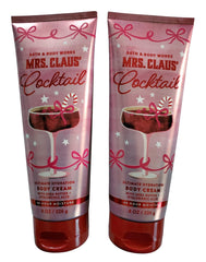 Bath & Body Works Mrs Claus Ultimate Hydration 2-pack front view showing two jars for soft, nourished skin.