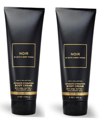 Bath & Body Works Noir bottle pour for smooth, quick hydration.