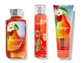 Bath & Body Works Pearberry 3pc bundle packshot highlights vibrant packaging ideal for gifting.
