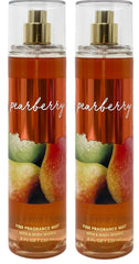 Bath and Body Works Pearberry body mist gift set with two 8 oz bottles for daily fragrance.