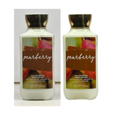 Bath & Body Works Pearberry lotion pack, 2x8oz, provides daily hydration and a fresh scent.