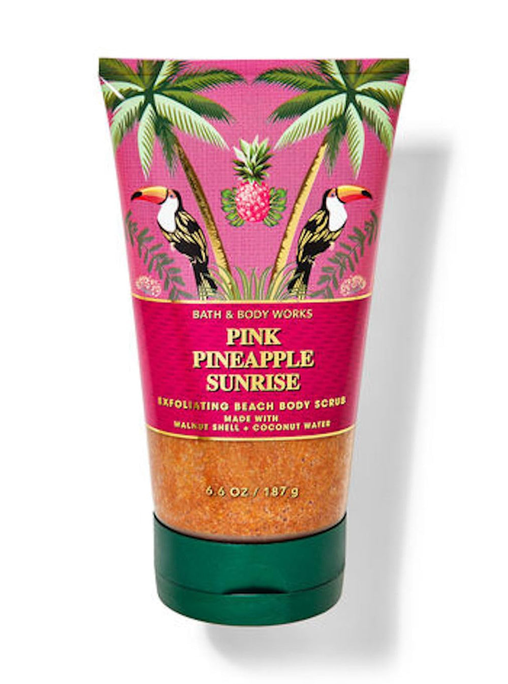 Bath and Body Works Pink Pineapple and Sunshine Creamy Scrub—creamy texture with vitamin E for radiant skin