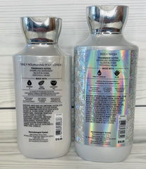 Bath & Body Works Platinum Body Wash bottle featuring Pro-Vitamin B5 and Aloe for gentle cleansing.