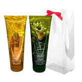 Bath & Body Works Princess Belle & Tiana gift set packaging with red bow for gifting.