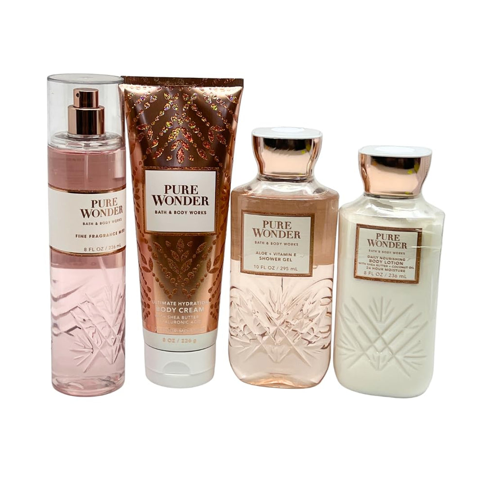 Bath and Body Works Pure Wonder fragrance mist bottle for a refreshing daily spritz.