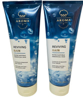 Bath & Body Works Reviving Rain body cream bottle visible, offering lasting hydration and a refreshing scent.