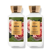Bath & Body Works Rose Super Smooth Lotion 2-pack front view for daily hydration