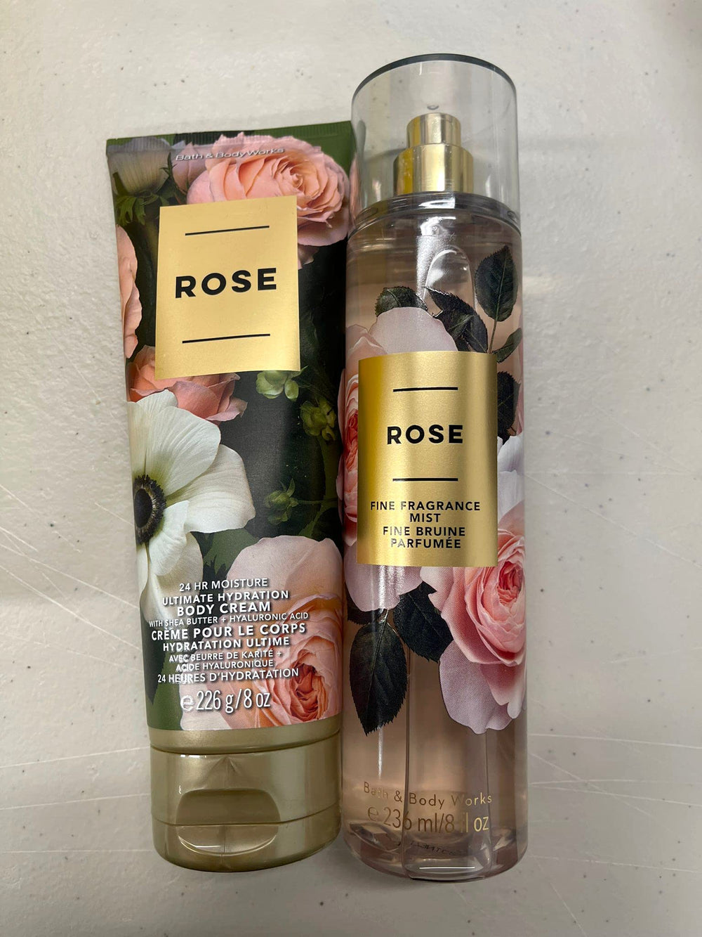 Bath & Body Works Rose Ultra Shea Body Cream jar for nourished skin.