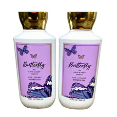 Bath and Body Works Shea Vitamin E shower gel butterfly 2-pack for a refreshing daily cleanse