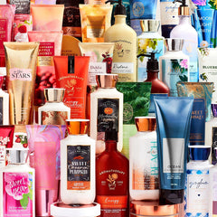 Bath & Body Works Cherry Blossom fragrance swirls evoke a spa-like aromatherapy moment.