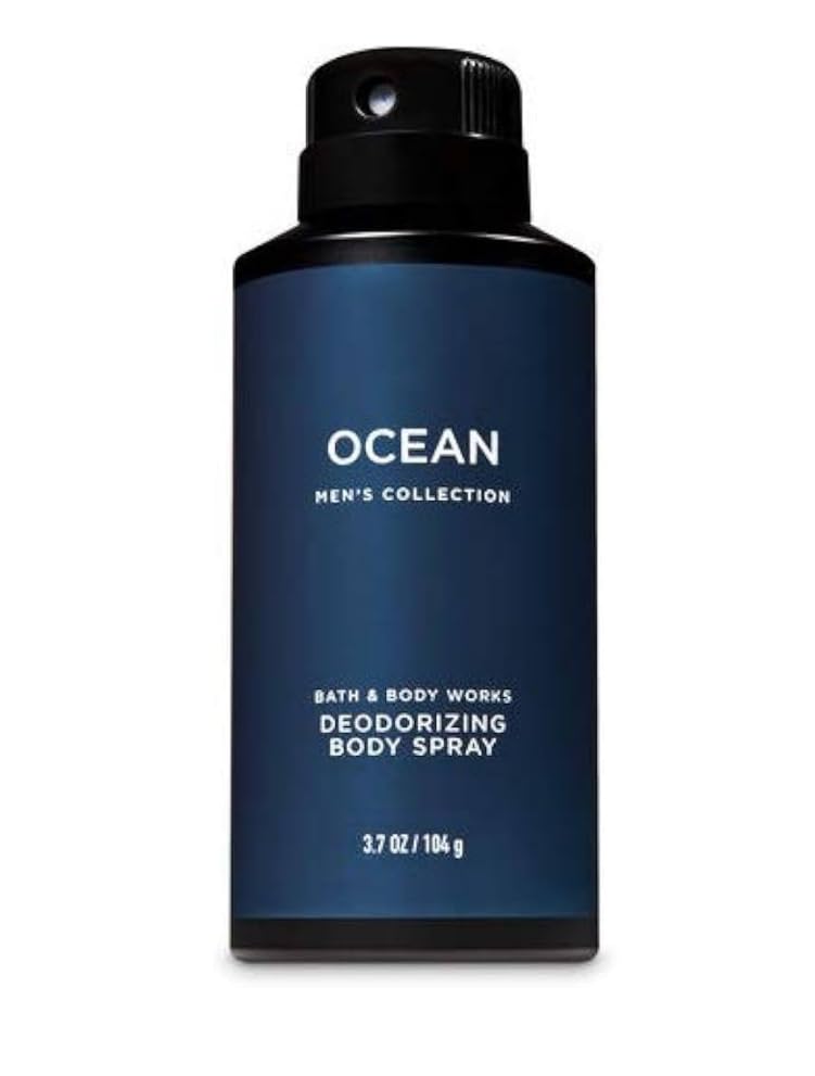 Ocean deodorizing spray on bathroom counter ready for gym or travel use.
