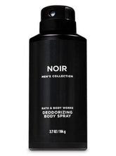 Bath & Body Works Signature Men Noir deodorizing spray bottle viewed from top for everyday freshness.