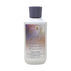 Packaging for Bath & Body Works Snowflakes & Cashmere set, travel-friendly and gift-ready
