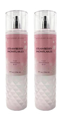 Bath & Body Works Strawberry Snowflakes mist 8 oz front view for everyday refreshment.
