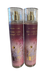 Bath & Body Works Strawberry Snowflakes Mist two-pack image, ideal for gifting and fragrance lovers.