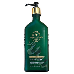 Bath & Body Works lotion bottle close-up highlighting nourishing shea butter and vitamin E