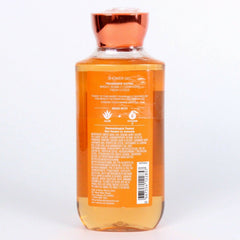 Bath & Body Works Sunshine Mimosa Shower Gel close-up label shows citrus notes and premium shower experience.