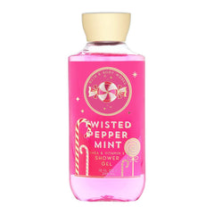 Bath & Body Works Twisted Peppermint Shower Gel bottle for a refreshing cleanse