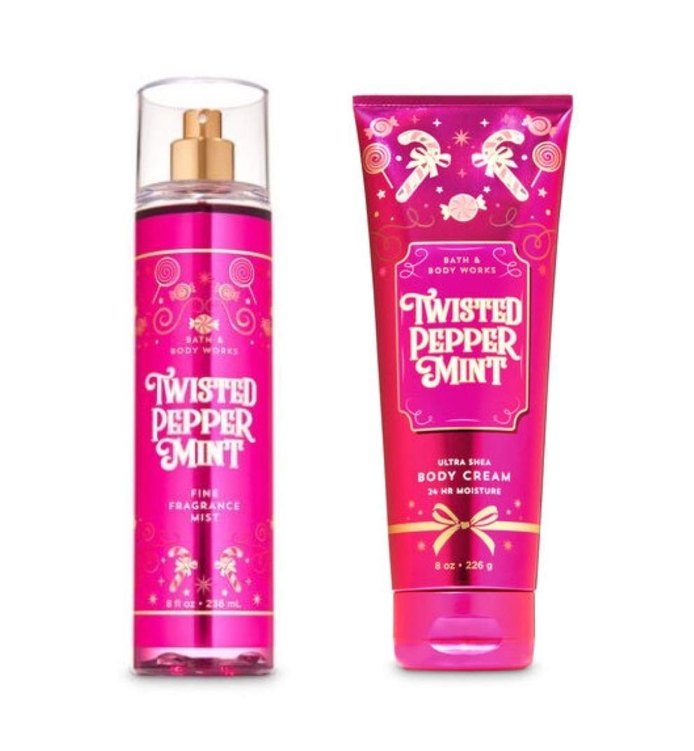 Bath & Body Works Twisted Peppermint Ultra Shea Cream for deep hydration