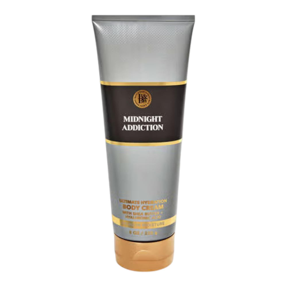Bath & Body Works Ultimate Hydration Body Cream Gift Set with Midnight Addiction scent for all-day moisture