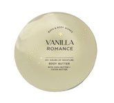 Bath and Body Works Vanilla Romance whipped body butter jar showing rich texture for lasting moisture.