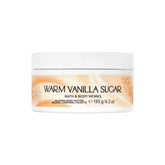 Bath and Body Works Warm Vanilla Sugar body butter in tub shows whipped texture for daily hydration.