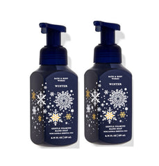 Bath & Body Works Winter Gentle Foaming Hand Soap 2-pack bottle for gentle cleansing with vitamin E and aloe.
