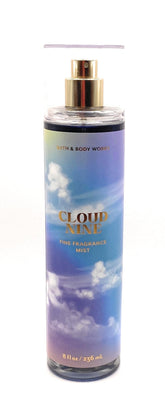 Bath & Body Works Cloud Nine bottle front view, lightweight aroma for daily wear.