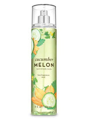 Bath & Body Works Cucumber Melon body lotion pump, quick-absorb moisture and soft scent.