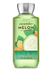 Bath & Body Works Cucumber Melon shower gel tube with silky lather and bright fragrance.