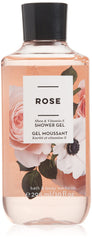 Bath and Body Works Rose Shea and Vitamin E Shower Gel bottle with fragrant rosewater for soft skin