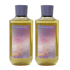 Bath & Body Works Gel Douche Snowflakes Cashmere, coffret double bouteilles pour douceur hivernale