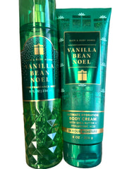 Bath and Body Works Vanilla Bean Noel Mist Cream packaging varies, ideal for everyday fragrance layering.